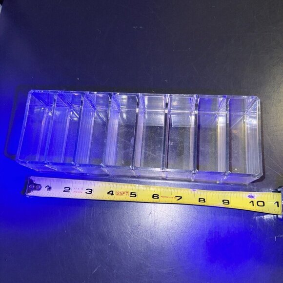 Cosmetic Storage Box Display Stand Transparent Acrylic Makeup Desktop 8 - Picture 3 of 5